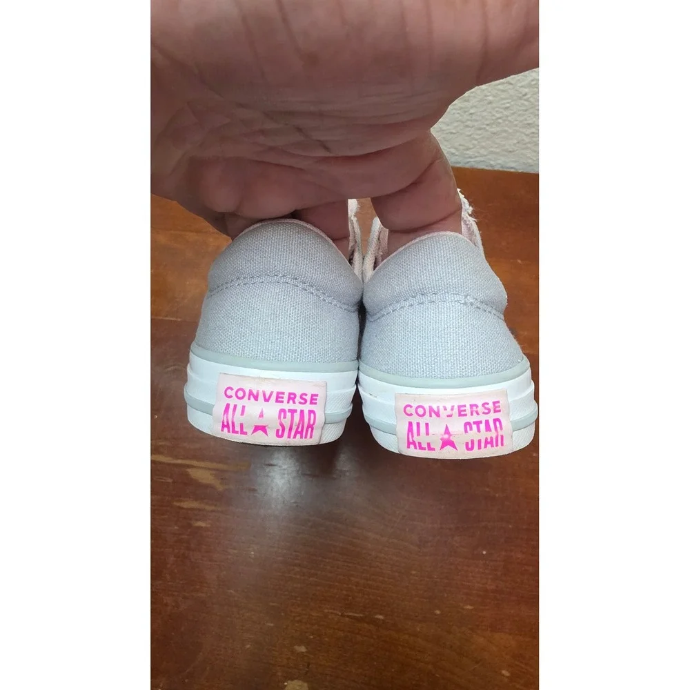 Converse All Star Madison‎ Sneakers Girl 12 Gray Pink Low Top 665988F Casual